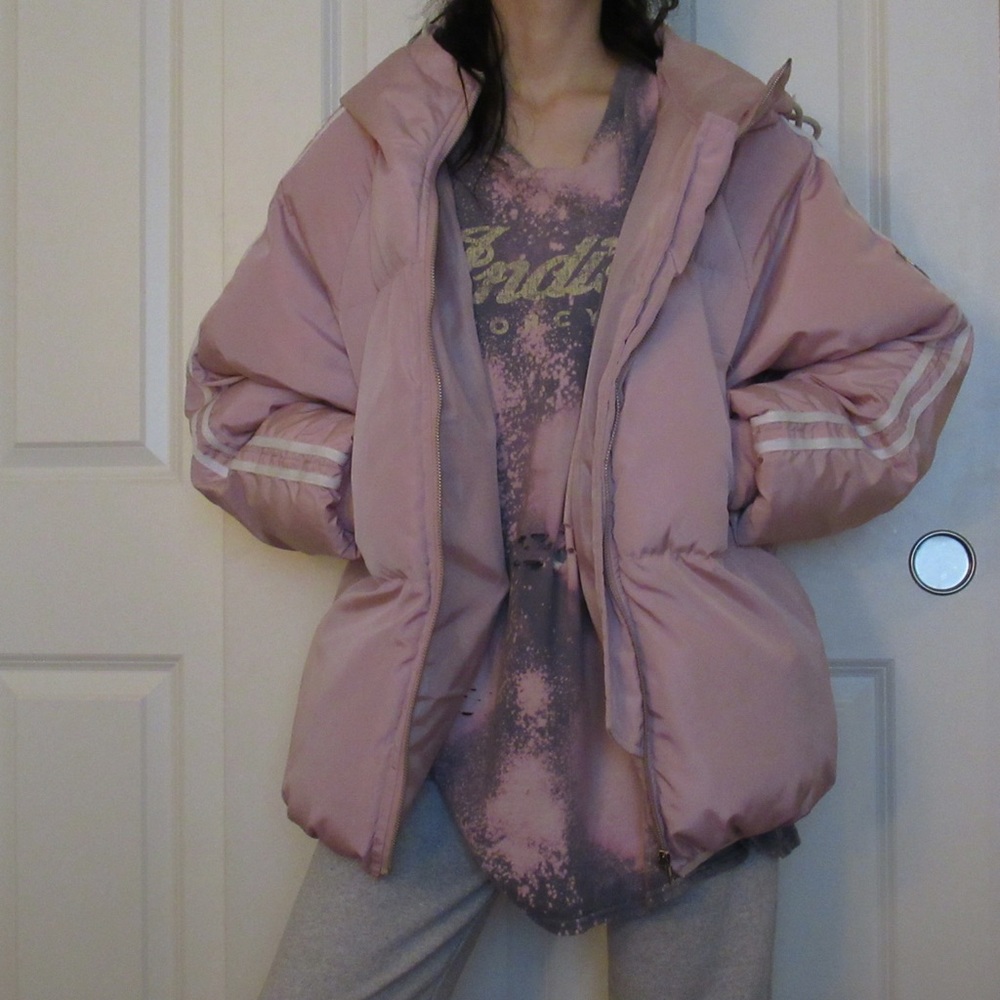 Unisex Kpop Oversized Puffer Jacket